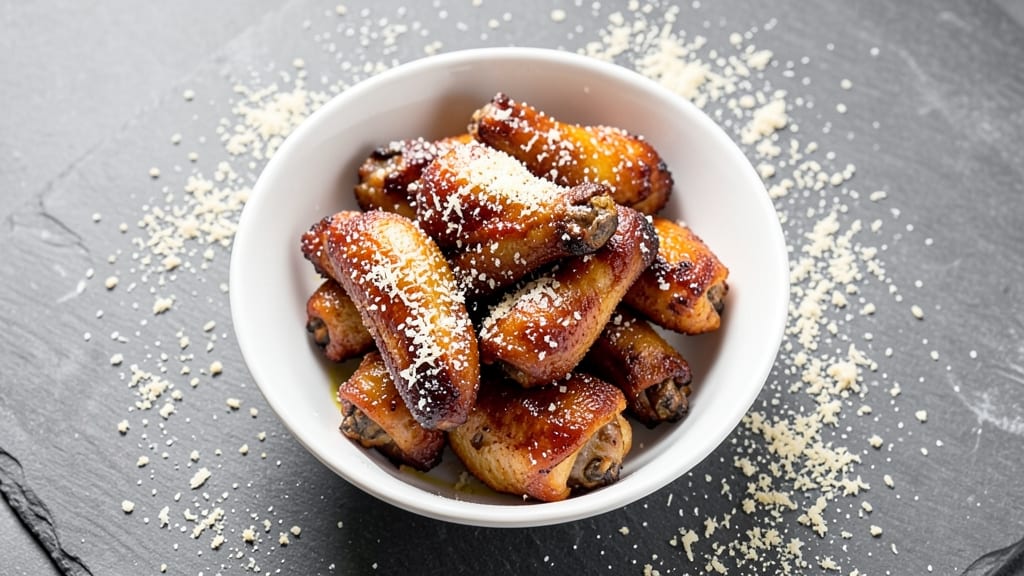 Alton Brown's Chicken Wings Recipe: Baked Honey-Sriracha Glaze With Crunchy Parmesan Crust