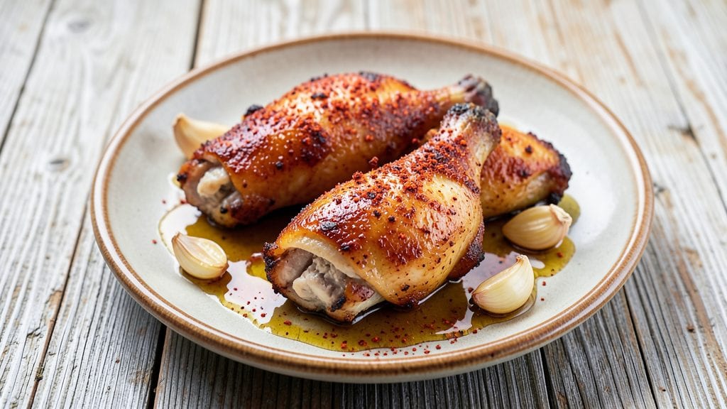 Baked Chicken Thighs and Drumsticks Recipe: Honey-Garlic Glaze That Caramelizes to Gold