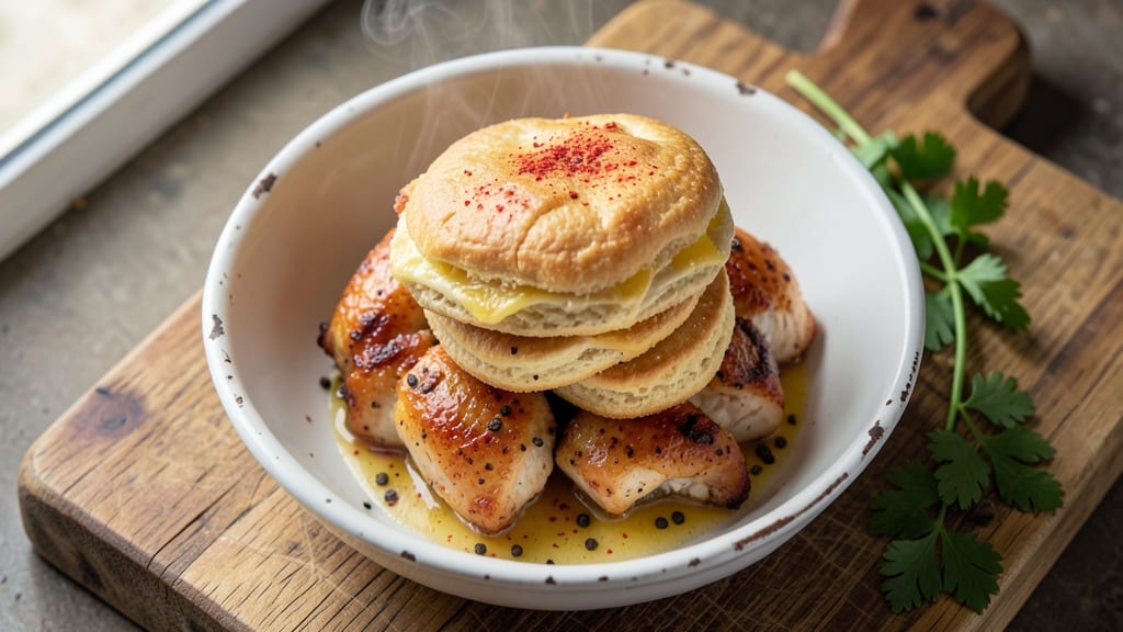Bojangles Chicken Biscuit Recipe: Crispy-Topped Gravy Bombs With Juicy Shreds