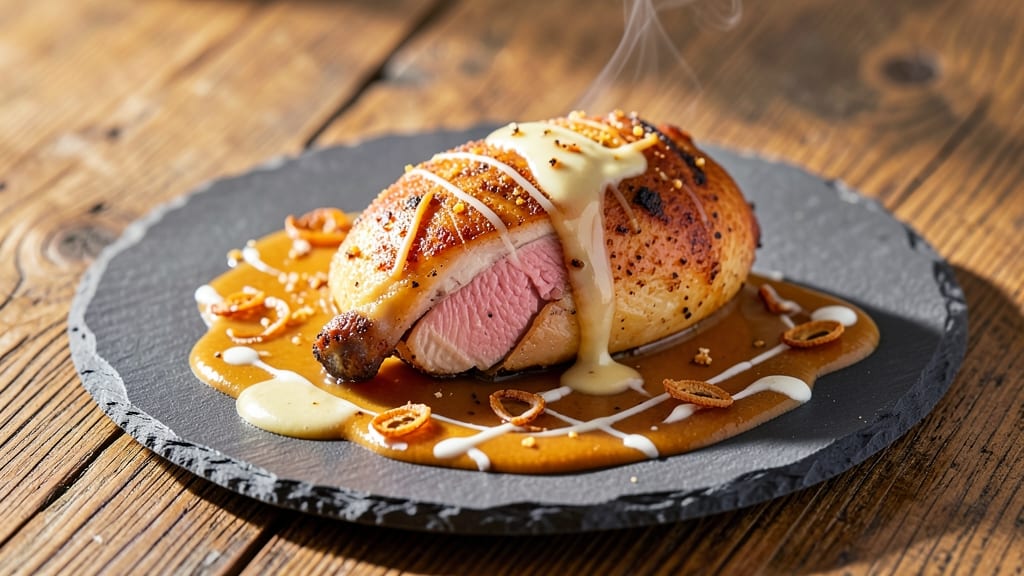 Campbell's Chicken Recipe: Pan-Seared Crispy Skin With Creamy Cheddar Pulls