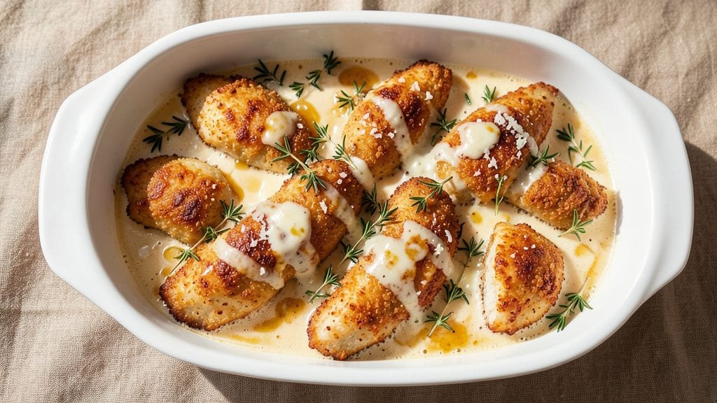 Campbell's Cream of Chicken Baked Chicken Recipe: Ultra-Creamy Pull-Apart Cheese Swirls