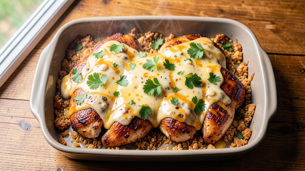 Chicken Bake Copycat Recipe: Herb-Infused Cheese Pulls With Buttery Crust