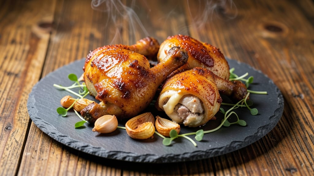 Chicken Legs Recipe: Smoky Garlic Butter Crust With Juicy Centers