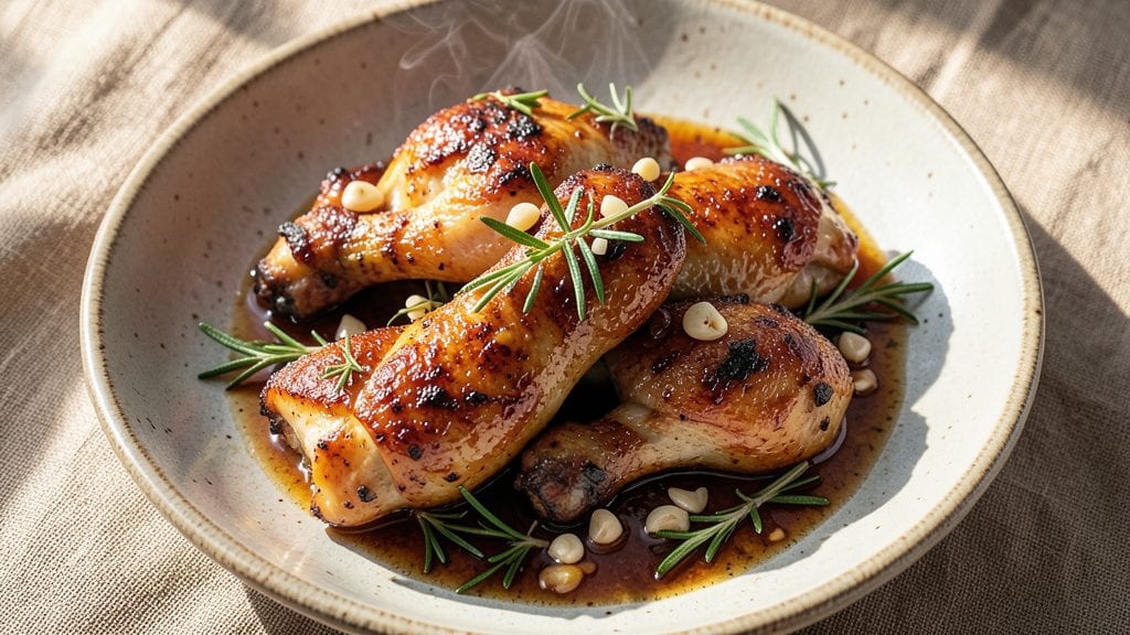 Chicken Thighs and Legs Recipe: Smoky Garlic-Herb Roast With Juicy Pull-Apart Magic