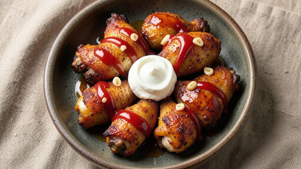 Chicken Wings and Drumsticks Recipe: Crispy Bites with Juicy Pull-Apart Cheese Swirls