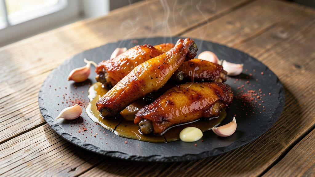 Chicken Wings Without Skin Recipe: Smoky Garlic Butter Baste for Crispy Bites