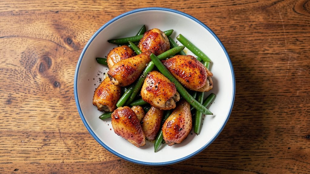 Gordon Ramsay's Chicken Wings and Green Beans Recipe: Smoky Garlic Crisp With Al Dente Beans