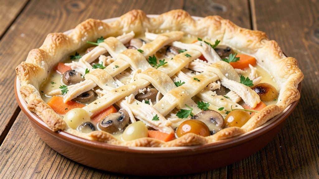 Mrs Budd's Chicken Pot Pie Copycat Recipe: Herb-Infused Flaky Layers and Creamy Filling